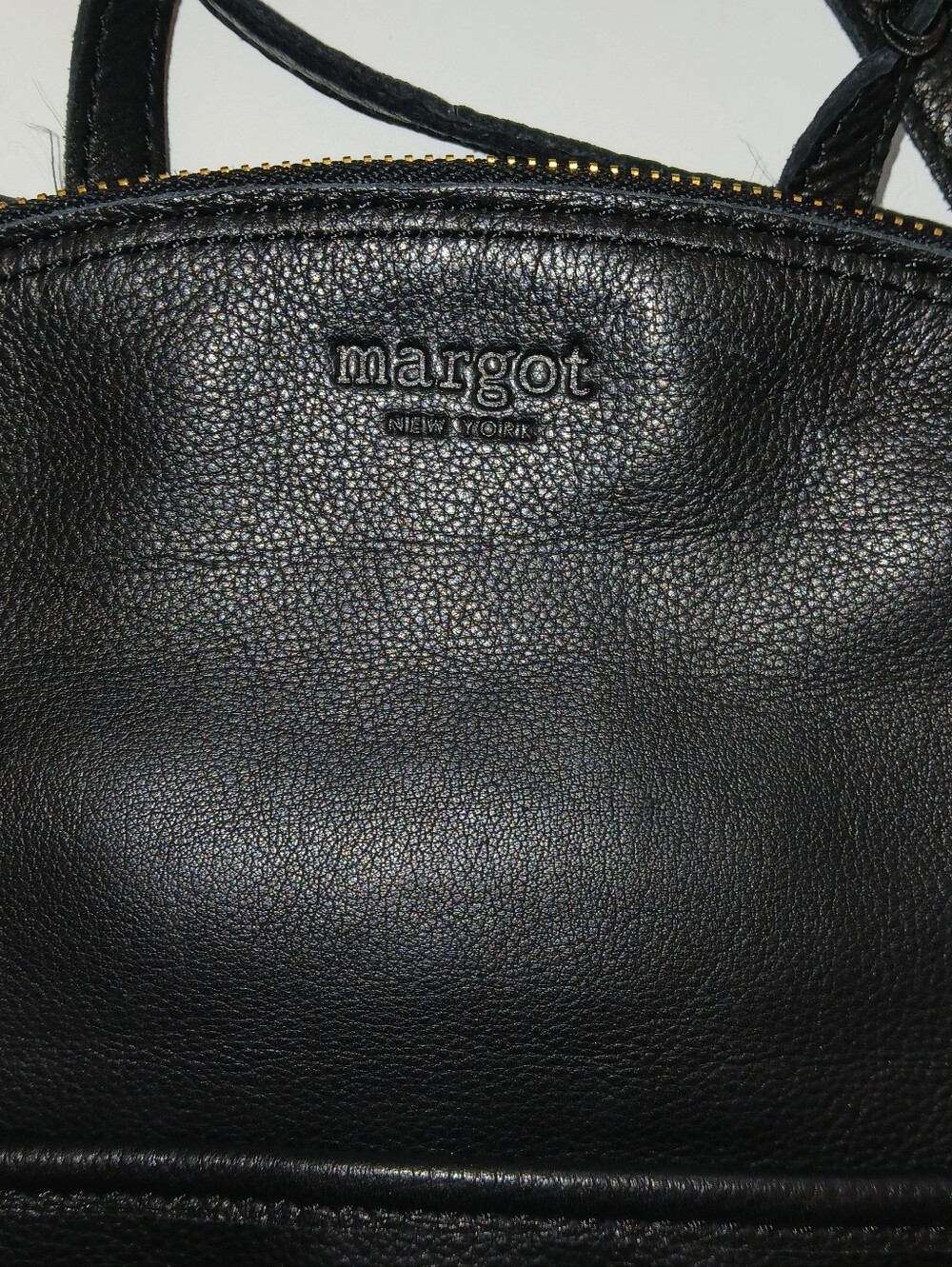 margot Genuine Leather Camille Backpack, Black, Small - Picture 9 of 13